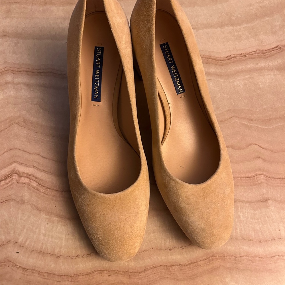 Stuart Weitzman Bridget sand/dune/beige suede size 6